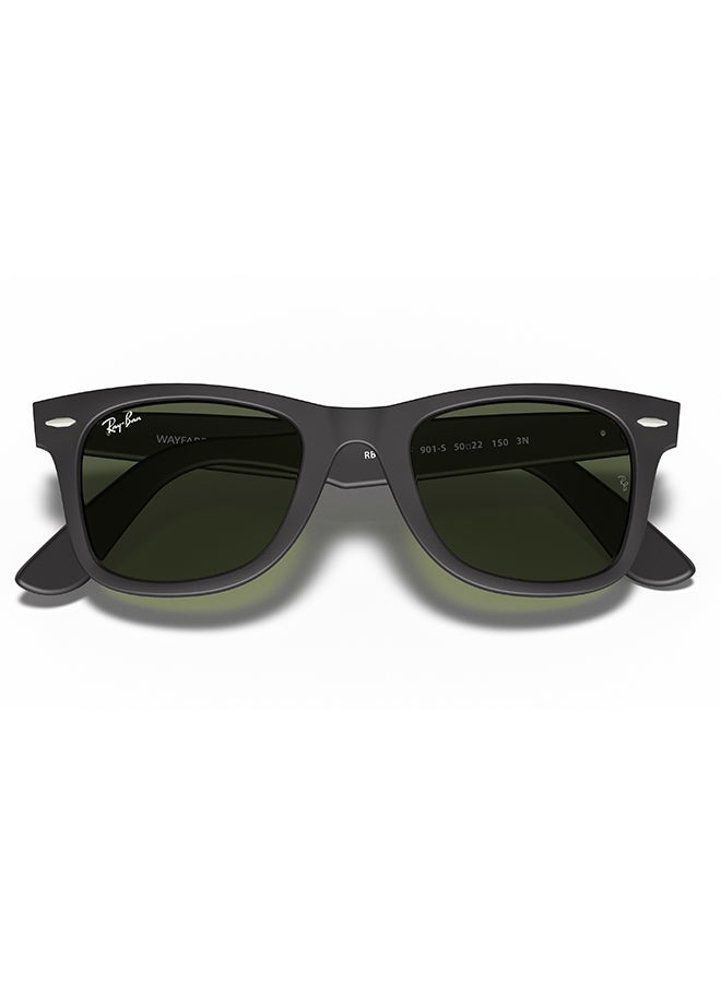 Ray-Ban - Wayfarer Sunglasses - RB2140F-901S - Lens Size: 41 mm - Black - Image 1