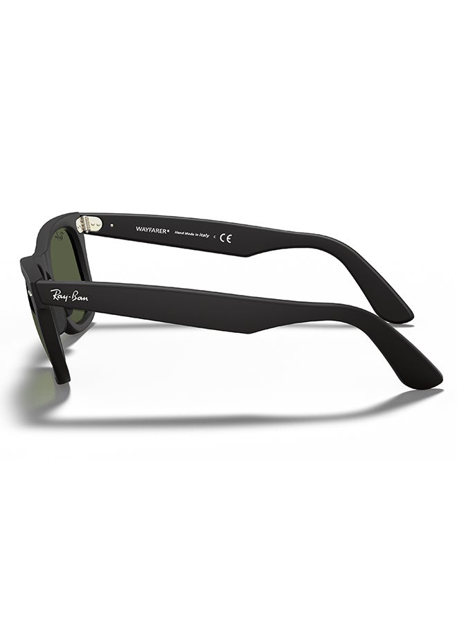 Ray-Ban - Wayfarer Sunglasses - RB2140F-901S - Lens Size: 41 mm - Black - Image 1