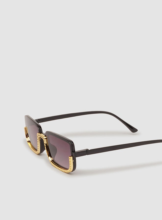 Women's Sunglass With Durable Frame Lens Color Grey Frame Color Multicolour - Image 3