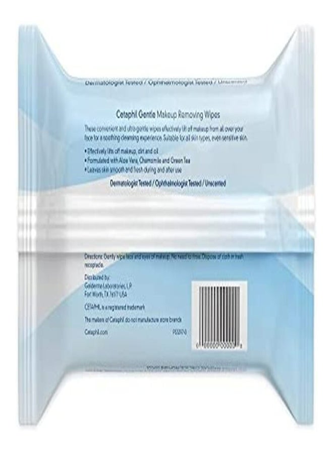 Cetaphil Make-Up Wipes 25 count  - Image 2