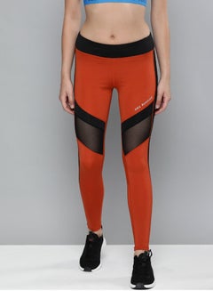 High-Rise Skinny Fit Tights Intense Rust, Jet Black