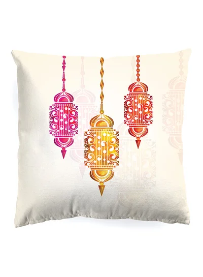 Noon East Decorative Cushion , Size 45X45 Cm Fiesta - 100% Cotton Cover Microfiber Infill Bedroom Or Living Room Decoration Fiesta Standard Size