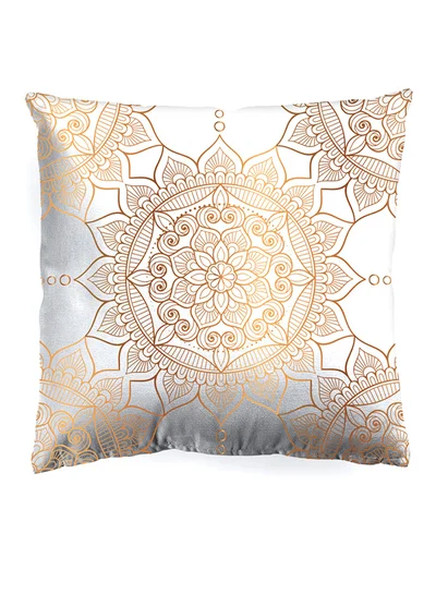 Noon East Decorative Cushion , Size 45X45 Cm Amira - 100% Cotton Cover Microfiber Infill Bedroom Or Living Room Decoration Festive Amira Standard Size