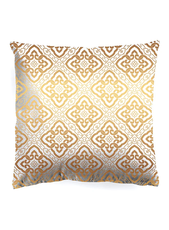 Noon East Decorative Cushion , Size 45X45 Cm Links - 100% Cotton Cover Microfiber Infill Bedroom Or Living Room Decoration