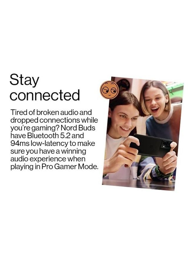 OnePlus - Nord Buds True Wireless Earbuds Black - Image 1