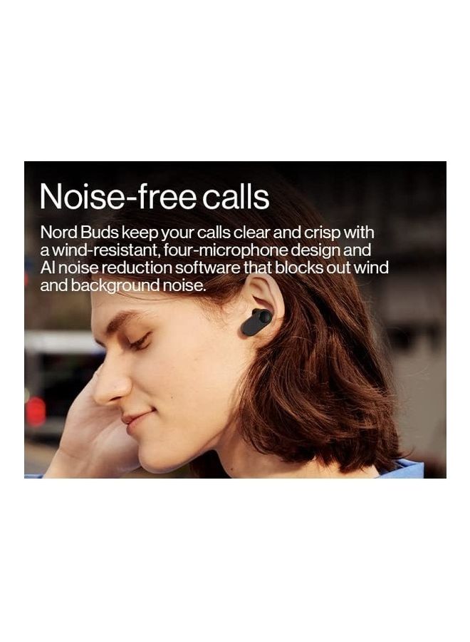 OnePlus - Nord Buds True Wireless Earbuds Black - Image 1