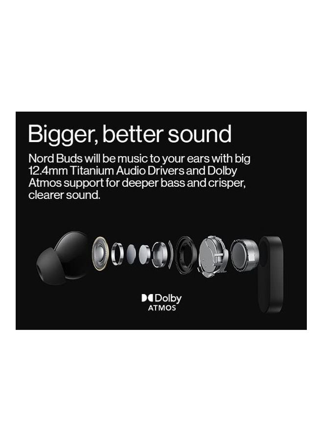 OnePlus - Nord Buds True Wireless Earbuds Black - Image 1