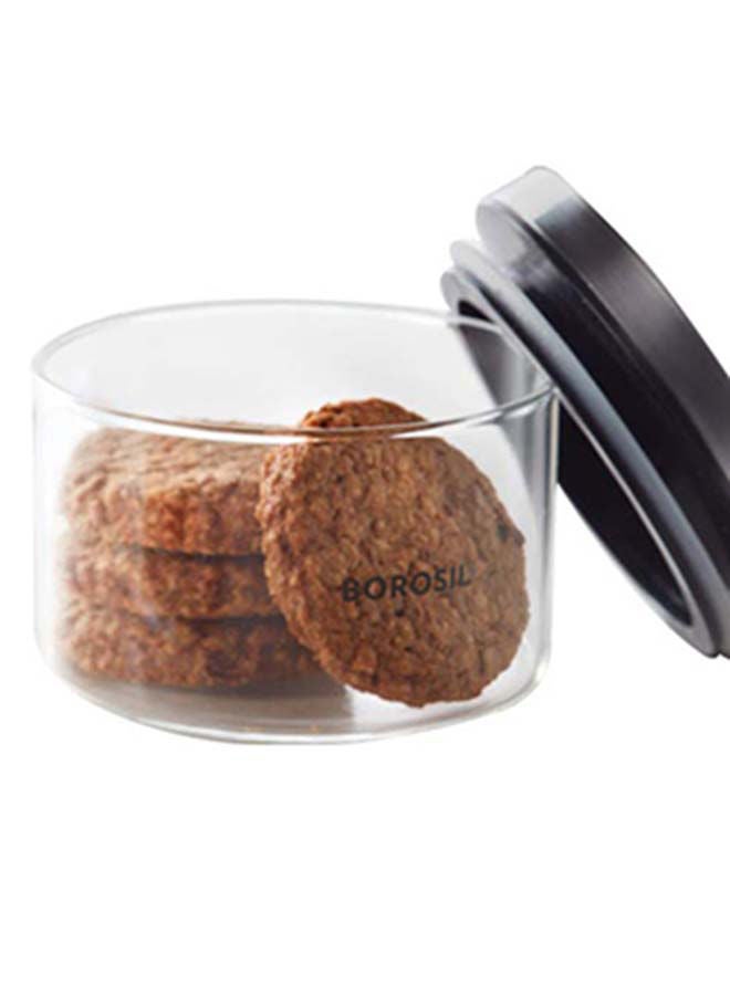 BOROSIL - 8-Piece Borosilicate Classic Airtight Jar And Mug Set For Tea, Coffee and Cookies, Clear Clear - Image 1