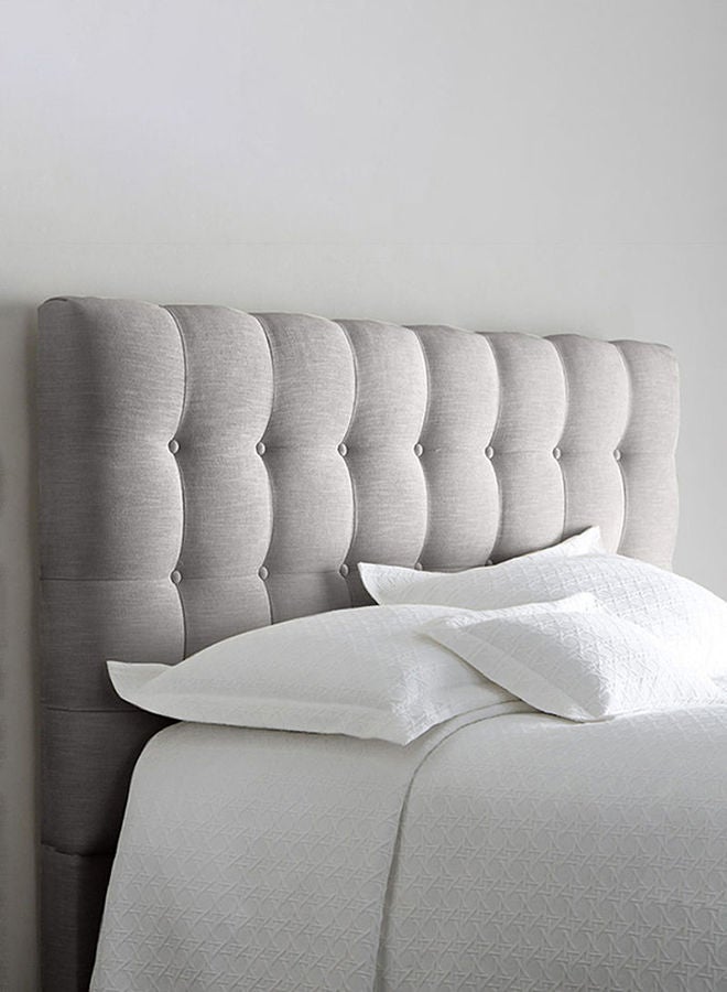 ebb & flow - Luxurious headboard for King Size Bed - Cassie Collection - Light Grey Color - Size King - Luxurious Home Light Grey King - Image 1