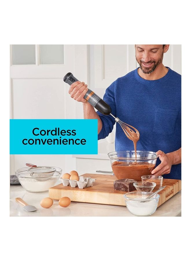 BLACK+DECKER - Kitchen Wand Includes 7.2V Power Unit Blender Measuring Cup Charging Base With Magnetic Charger And Whisk BCKM1012KB-GB Multicolour - Image 1