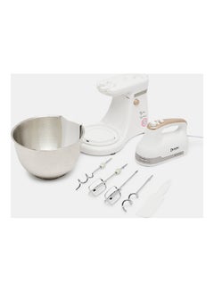 DESSINI Swing Mixer with Stand and Bowl 5 L 650 W DK909white white/silver  - Image 4