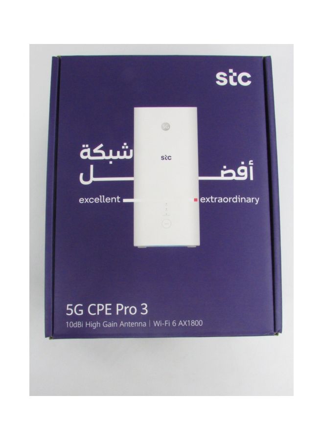 Router 5G Pro3 From Stc Works On All Networks White