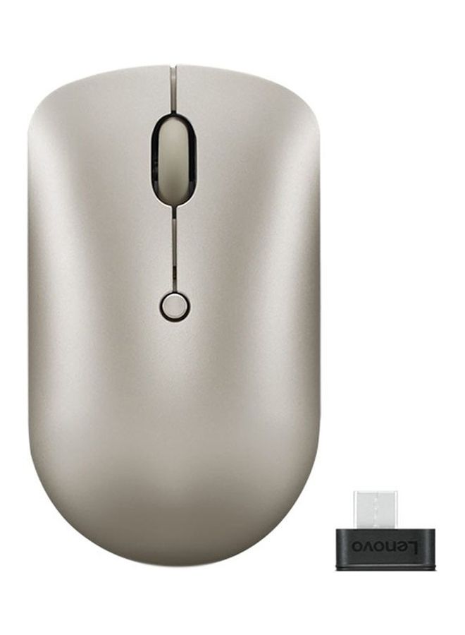 Lenovo 540 USB Type-C Wireless Compact Mouse With Battery Sand - Image 1