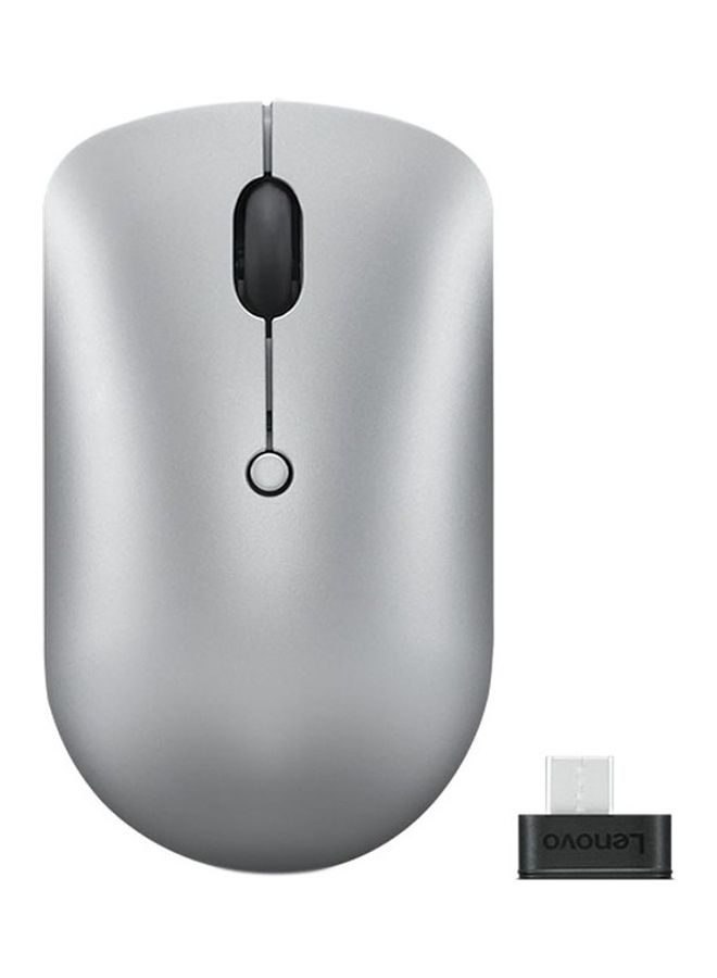 Lenovo - 40 USB Type-C Compact Wireless Mouse With Battery Grey - Image 1