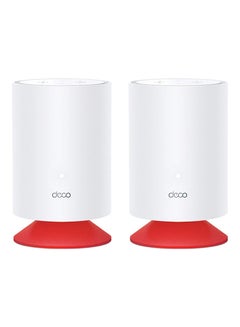 Deco Voice X20 AX1800 Whole Home Mesh Wi-Fi 6 System with Alexa Built-In, Dual-Band Wi-Fi, Gigabit Ports, Coverage up to 4000 ft2,1.5 GHz Quad-Core CPU, HomeShield Security, Pack of 2 White