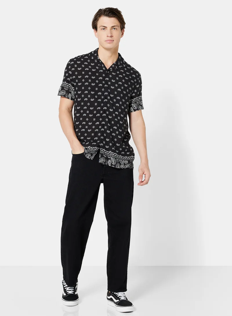 BRAVE SOUL All-Over Printed Shirt Multicolour