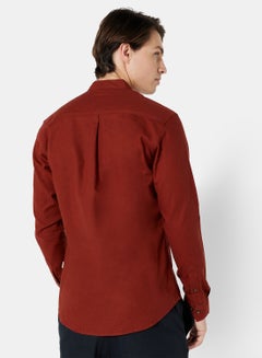 Sivvi x D'Atelier Mandarin Collar Shirt Brown  - Image 2