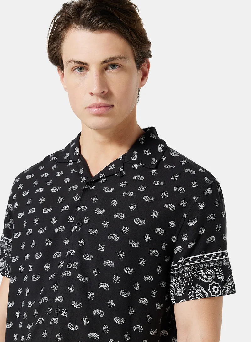 BRAVE SOUL All-Over Printed Shirt Multicolour