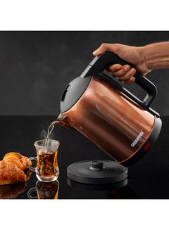 GEEPAS Quick Boil Stainless Steel Water Kettle | Auto Shut-Off | Boil-Dry Protection | Tea-Coffee Maker 1.8 L 1500 W GK38053 Brown  - Image 4