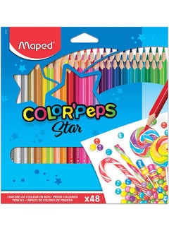 48-Piece Color Pencil Set Multicolour - v1659346989/N19898883A_1