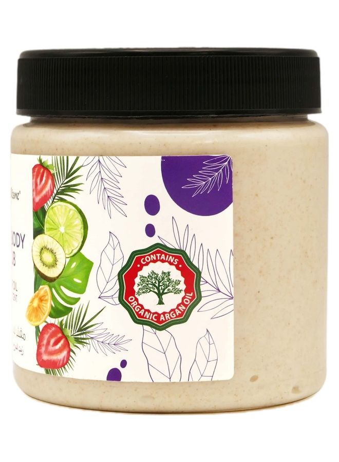 JARDIN D OLEANE Face & Body Scrub With Castor Oil And Fruity Scent Beige 500grams  - Image 3