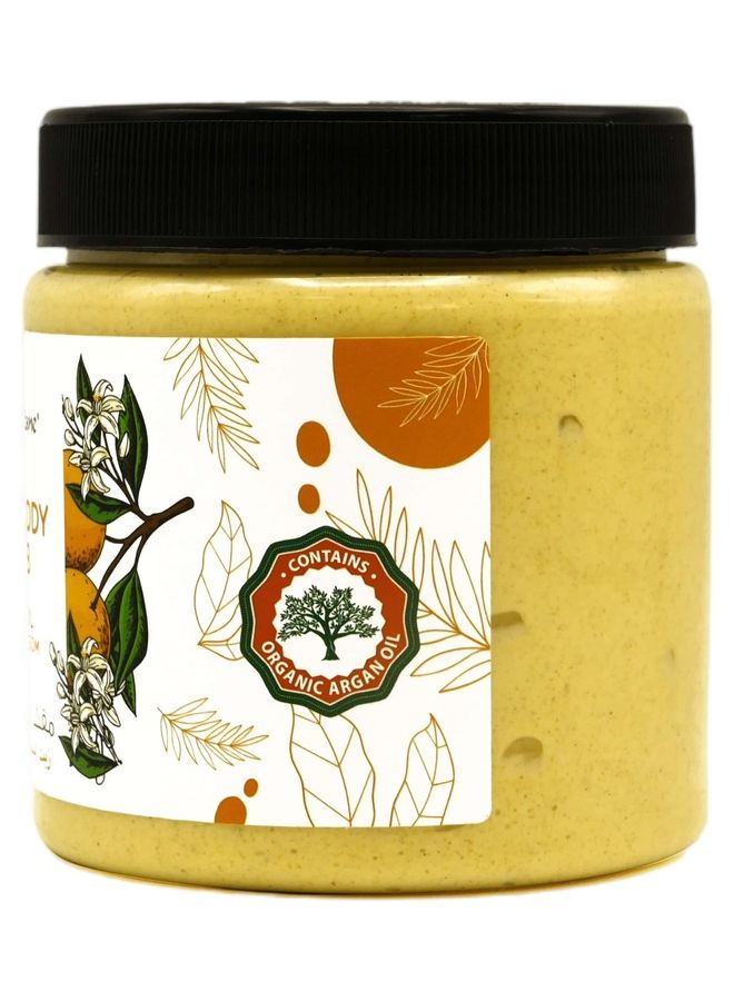 JARDIN D OLEANE Face And Body Scrub With Sesame Oil and Orange Blossom Beige 500grams  - Image 3