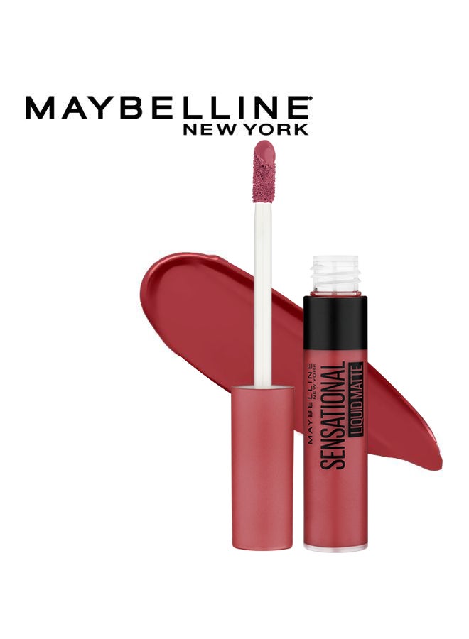 MAYBELLINE NEW YORK - Sensational Liquid Matte Lipstick 08 Sensationally Me - Image 1