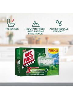 Wc Net Toilet Blocks Intense Mountain Fresh 4 Pieces 136grams  - Image 2
