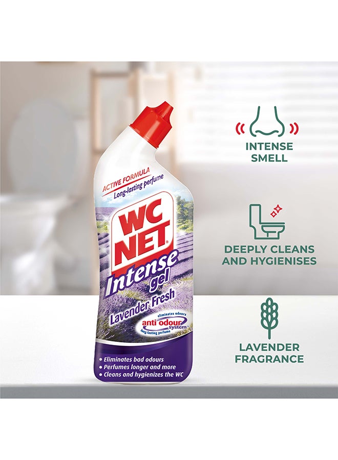 Wc Net Intense Gel Toilet Cleaner Lavender 750ml  - Image 2