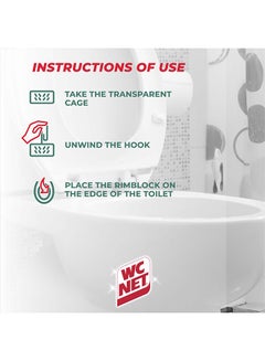 Wc Net Toilet Blocks Intense Ocean Fresh 4 Pieces  - Image 5