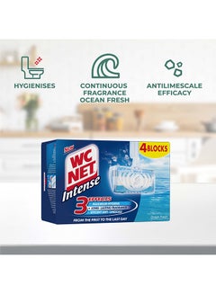 Wc Net Toilet Blocks Intense Ocean Fresh 4 Pieces  - Image 2