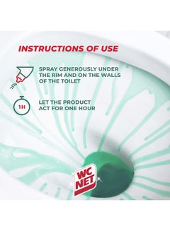 Wc Net Toilet Cleaner Extreme Power Almonds 750ml 1 + 1 Free  - Image 5