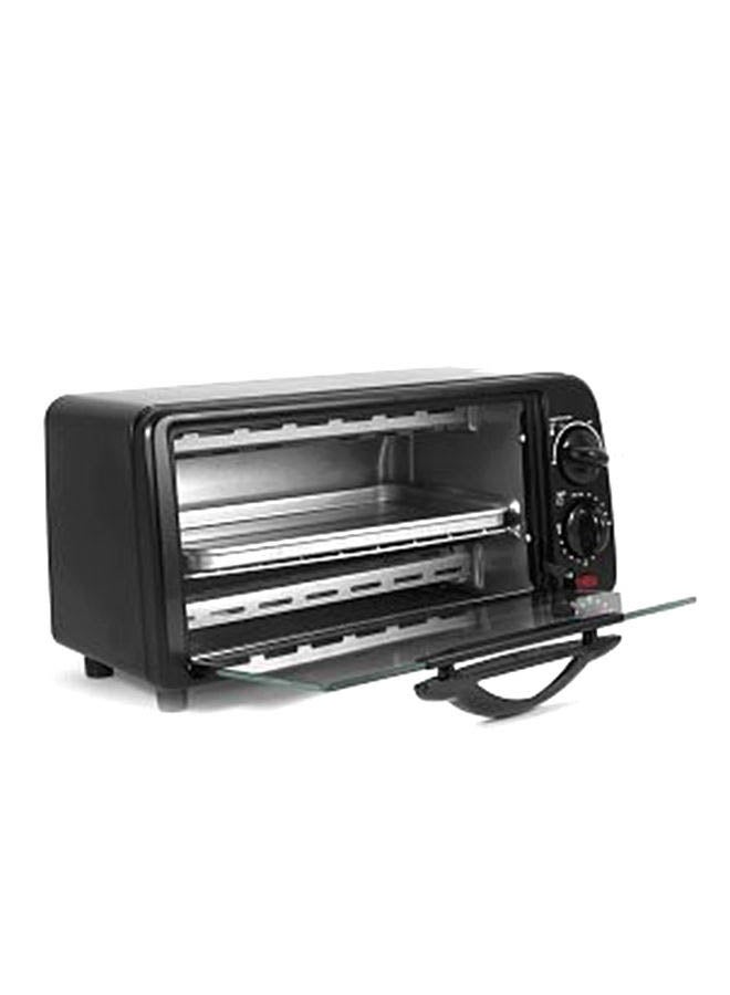 HTC - Countertop Toaster Oven 8 L 650 W HTC-118-EO Black - Image 1