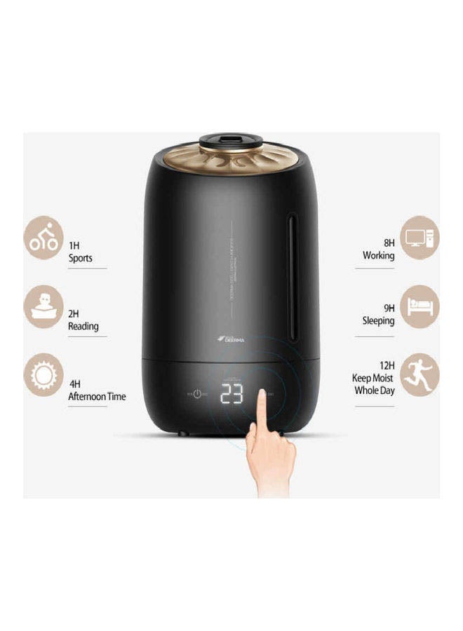 Deerma - Household Ultrasonic Humidifier Aromatherapy Machine, 5L Black - Image 1