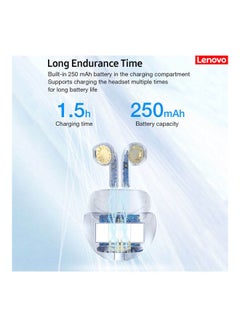 Lenovo HT38 TWS Wireless Headphones White  - Image 2