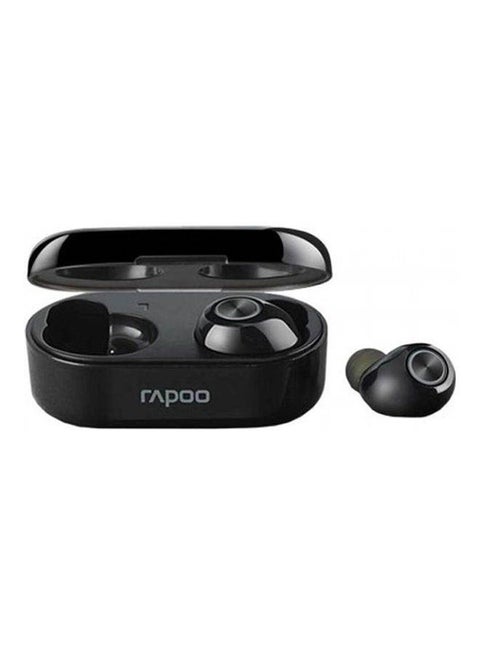 Bluetooth Dual Earbuds With Charging Case Black