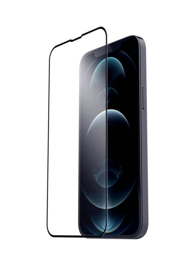 Nillkin - 2.5D FogMirror Full Coverage Matte Tempered Glass Screen Protector For Apple iPhone 13 / 13 Pro Clear Black - Image 1