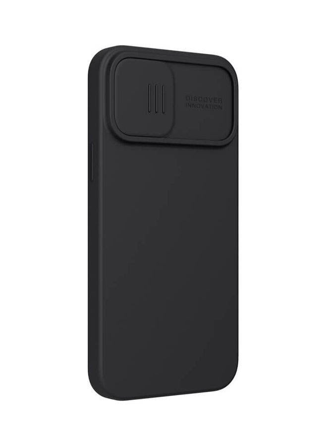 Nillkin - Camshield Silky Magnetic Silicone Case For Apple Iphone 13 Pro Max Elegant Black - Image 1