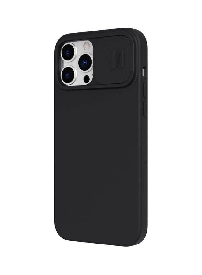Nillkin - Camshield Silky Magnetic Silicone Case For Apple Iphone 13 Pro Max Elegant Black - Image 1