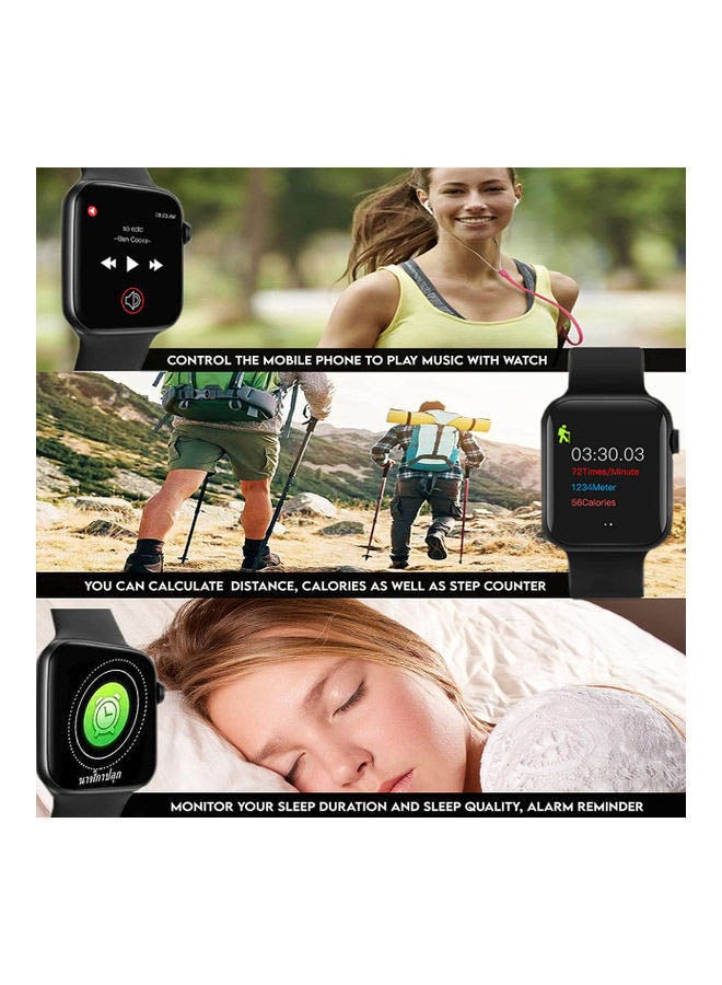 Black Tiger Sports Watch Hw22 Pro Max For Calculating Calories With Charger Black  - Image 5