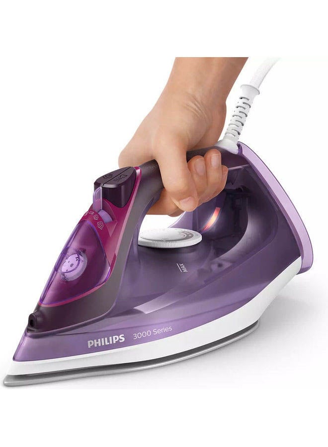 Philips 3000 Series Steam Iron 300 ml 2600 W DST3041/36 Purple  - Image 4