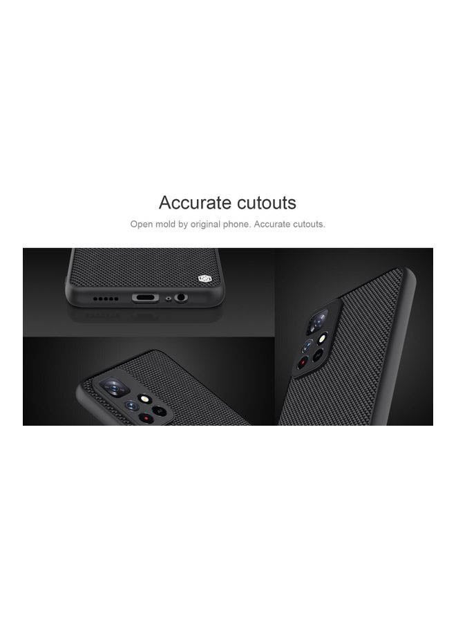 Nillkin Textured Case Non-Slip Design For Xiaomi Redmi Note 11 5G/POCO M4 Pro 5G/Note11T 5G Black - Image 3