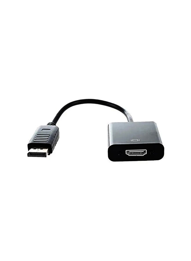 Displayport DP To VGA Adapter Cable Black/Silver