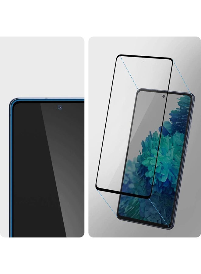 MARGOUN 9D Tempered Glass Screen Protector For Samsung Galaxy S20 FE Black/Clear - Image 5