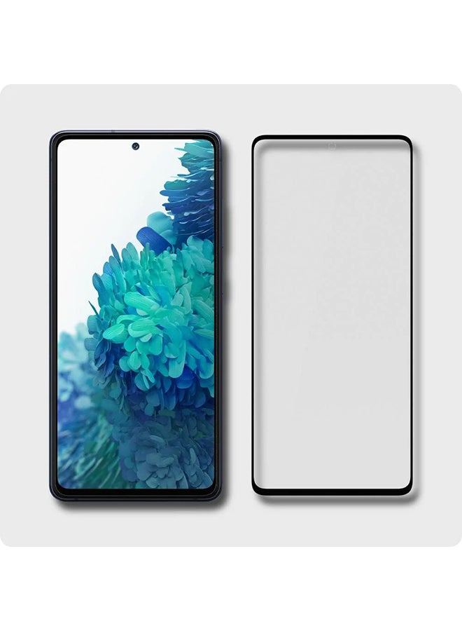 MARGOUN 9D Tempered Glass Screen Protector For Samsung Galaxy S20 FE Black/Clear - Image 3