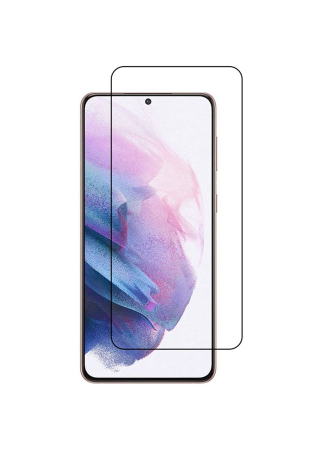 MARGOUN Ultimate Tempered Glass Screen Protector For Samsung Galaxy S21+ Black/Clear - Image 3