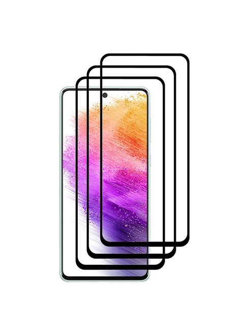 3-Pack Screen Protector Tempered Glass For Samsung Galaxy A73 5G 6.7 inch Clear