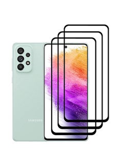 MARGOUN 3-Pack Screen Protector Tempered Glass For Samsung Galaxy A73 5G 6.7 inch Clear  - Image 2