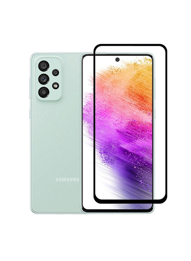 MARGOUN Screen Protector Tempered Glass For Samsung Galaxy A73 5G 6.7 inch Clear - Image 2