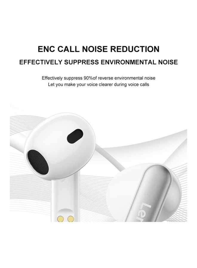 Lenovo - Thinkplus LP10  Wireless Bluetooth 5.2 Earbuds TWS Noise Canceling Touch Control Low Latency Gaming Headphone With Mic Support Call Video IOS Android Universal Black - Image 1